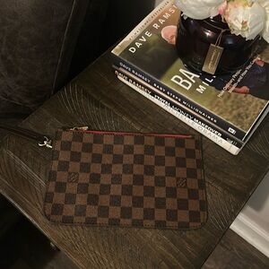 Louis Vuitton Damier Ebene Wristlet Pouch inspired